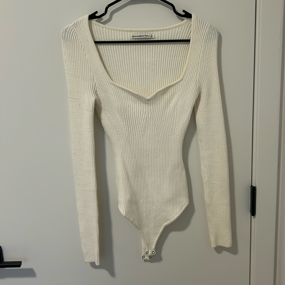 Women’s A&F long sleeve sweater bodysuit